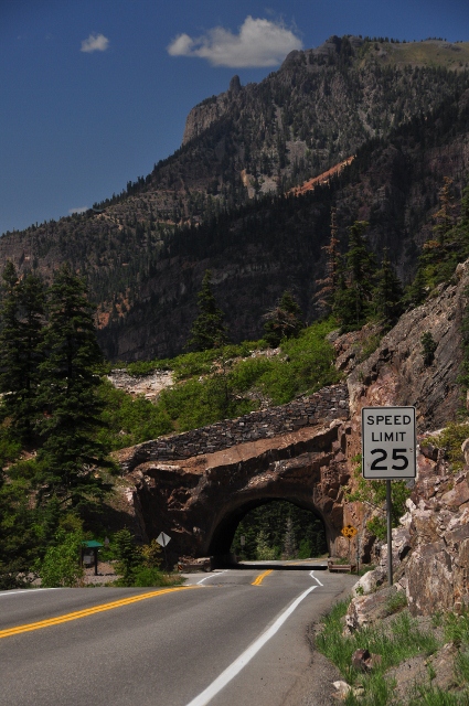 At the Uncompahgre Gorge